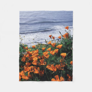 Kalifornien, Big Sur Küste, Kalifornischer Mohn Fleecedecke
