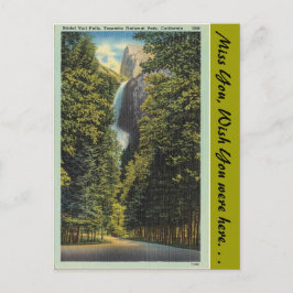 Kalifornien, Bridal Veil Falls Postkarte