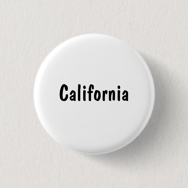 Kalifornien Button (Vorderseite)