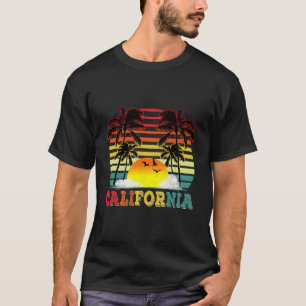 Kalifornien Ca 70er Palmen Surfen T-Shirt