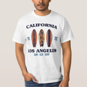 Kalifornien Ca Surf Retro Vintager 70er Surfer Sur T-Shirt