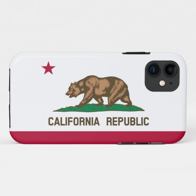 Kalifornien Case-Mate iPhone Hülle (Rückseite (Horizontal))