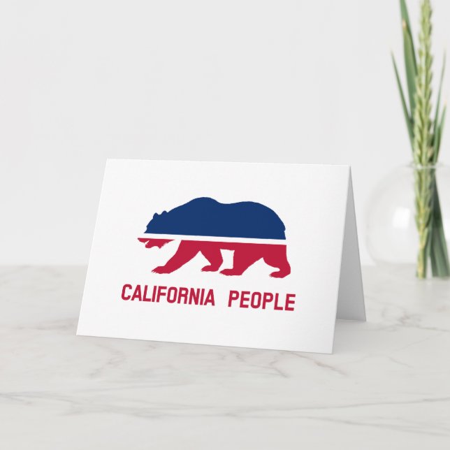 Kalifornien Dankeskarte (Vorderseite)