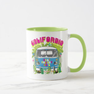 Kalifornien, das Van surft Tasse