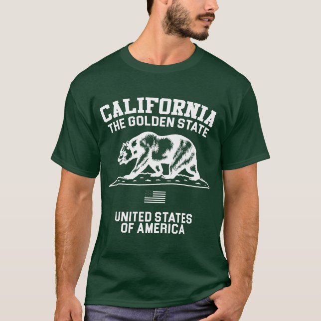 Kalifornien - Der goldene Staat T-Shirt (Vorderseite)