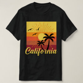 Kalifornien-Design - Männerwert-T - Shirt