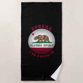 KALIFORNIEN EUREKA STAAT FLAG STRANDTUCH