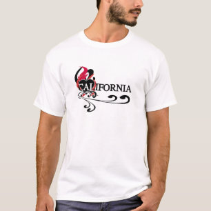 Kalifornien-Feuer-Herz T-Shirt