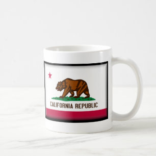 Kalifornien-Flagge Kaffeetasse