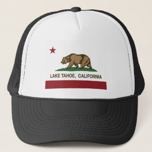 Kalifornien-Flagge Lake Tahoe Truckerkappe