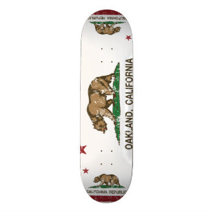 Kalifornien-Flagge Oakland Skateboard