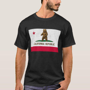 Kalifornien-Flagge-Parodie Kalifornische Republik T-Shirt