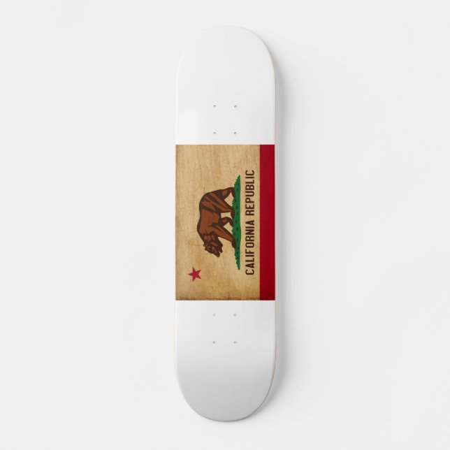 Kalifornien-Flagge Skateboard (Vorderseite)