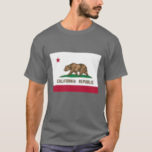 Kalifornien-Flagge Übergröße 2 T-Shirt