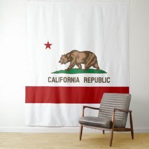 Kalifornien-Flagge Wandteppich