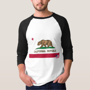 Kalifornien-Flaggen-Shirt T-Shirt