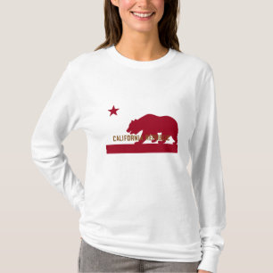 Kalifornien-Flaggen-T - Shirt - Big Bear Variante