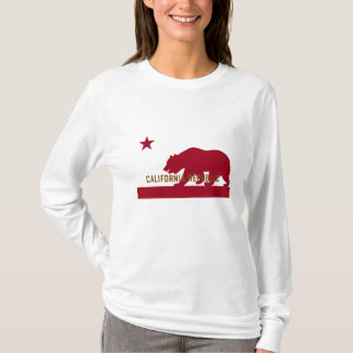 Kalifornien-Flaggen-T - Shirt - Big Bear Variante