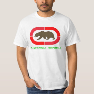 Kalifornien-Flaggent-shirt T-Shirt