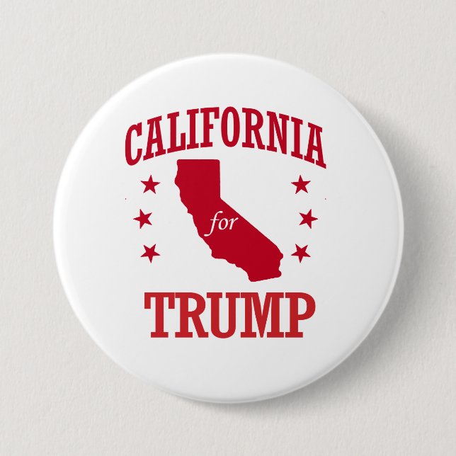 KALIFORNIEN FÜR DONALD TRUMP BUTTON (Vorderseite)