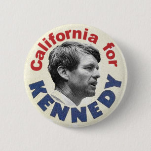 Kalifornien für Kennedy-Knopf Button