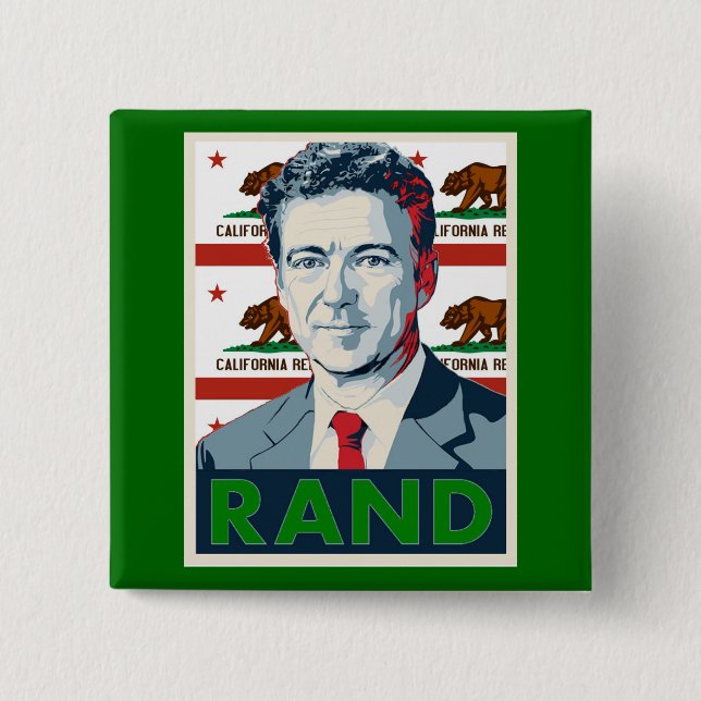 Kalifornien für Rand Paul Button (Vorderseite)