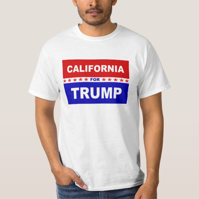Kalifornien für Trump T-Shirt (Vorderseite)