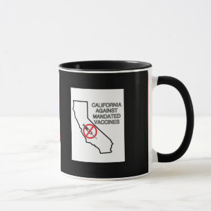 Kalifornien gegen Mandat Impfstoff-Tasse Tasse
