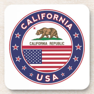 Kalifornien Getränkeuntersetzer