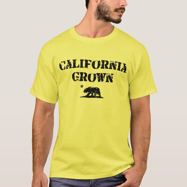 Kalifornien gewachsener Bär T-Shirt (Vorderseite)