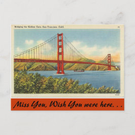 Kalifornien, Golden Gate Bridge Postkarte
