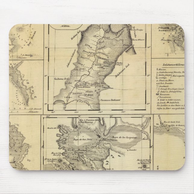 Kalifornien-Goldrausch Mousepad (Vorne)