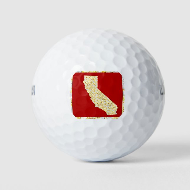 KALIFORNIEN GOLFBALL (Vorderseite)