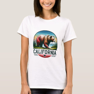 Kalifornien, Grizzly Bär, T-Shirt