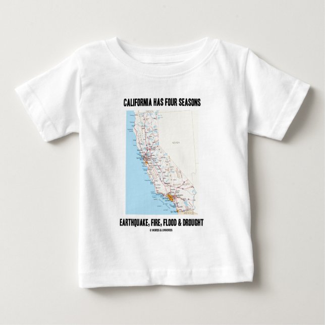 Kalifornien hat das vier baby t-shirt (Vorderseite)