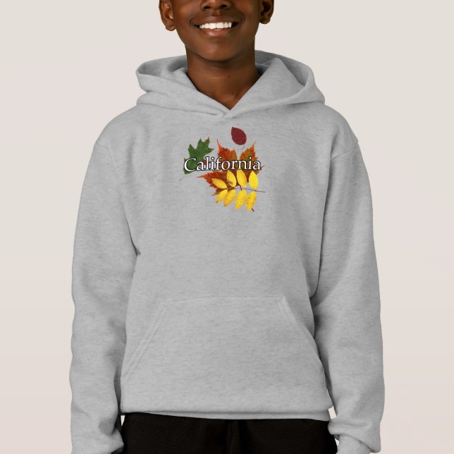 KALIFORNIEN-HERBSTFARBEN HOODIE (Vorderseite)