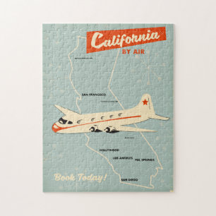 Kalifornien im Stil der 50er Jahre "by air" Reisep