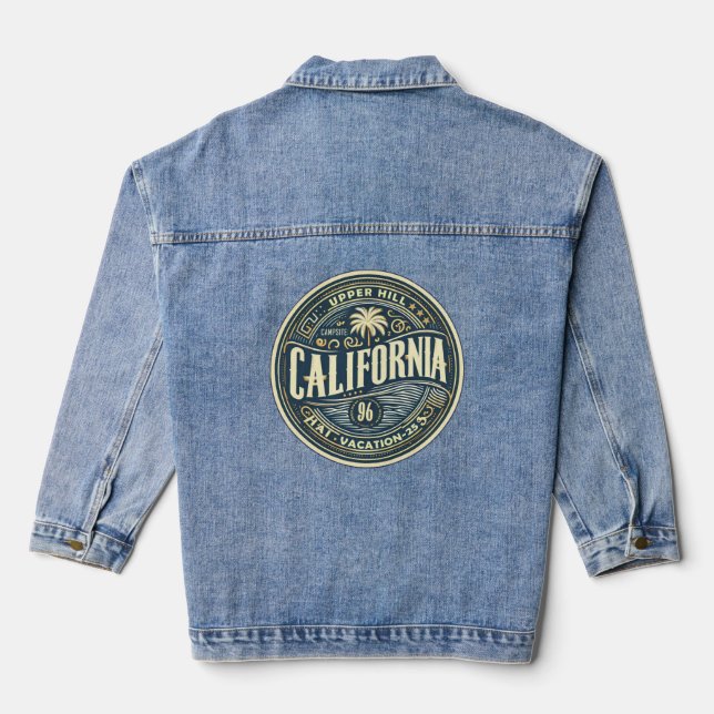 Kalifornien Jeansjacke (Rückseite)