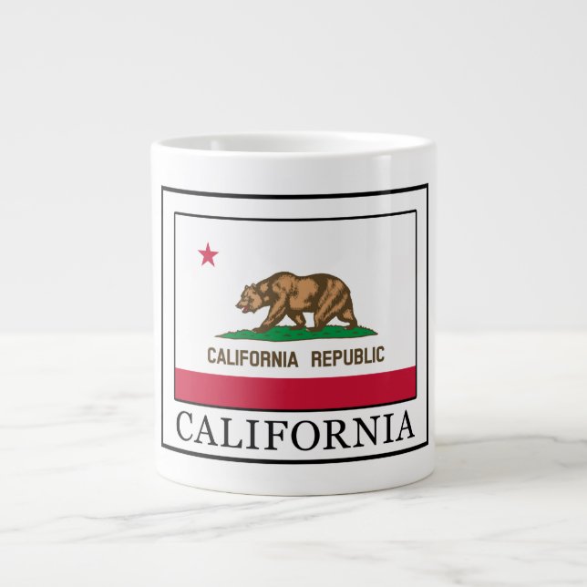 Kalifornien Jumbo-Tasse (Vorderseite)