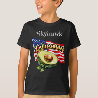 Kalifornien-Jungen dunkles T-Shirt