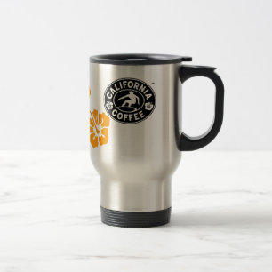 Kalifornien-Kaffee-Reise-Tasse - rostfreier Stahl Reisebecher