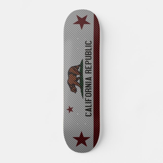 Kalifornien-Kohlenstoff-Faser-Skateboard-Blick Skateboard (Vorderseite)