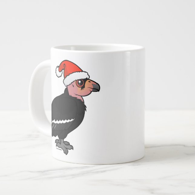 Kalifornien-Kondor Jumbo-Tasse (Vorderseite Links)