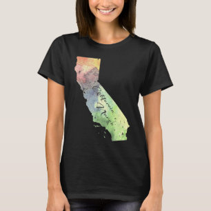 Kalifornien Krankenschwester Schwarze stilisierte T-Shirt