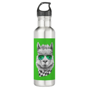 Kalifornien-Lama Edelstahlflasche