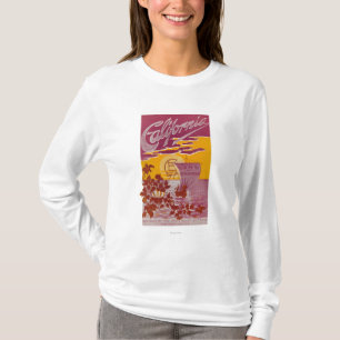 Kalifornien-Land des Versprechen-Plakats T-Shirt