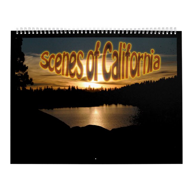 Kalifornien-Landschaft Kalender (Titelbild)