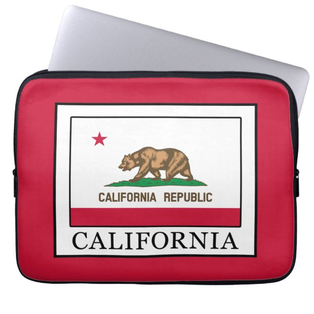 Kalifornien Laptopschutzhülle (Vorderseite)