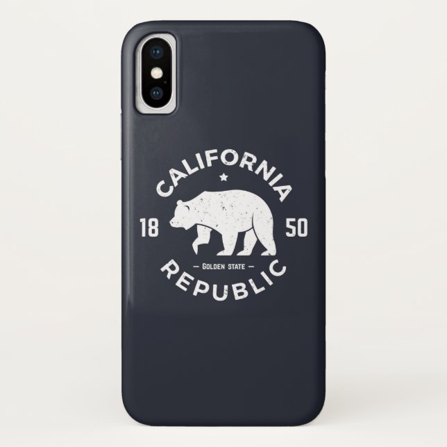 Kalifornien-Logo| Der Goldene Staat Case-Mate iPhone Hülle (Rückseite)