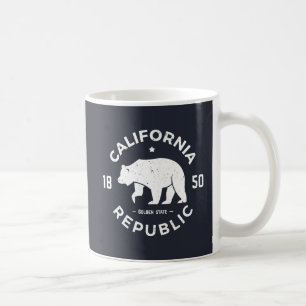Kalifornien-Logo  Der Goldene Staat Kaffeetasse